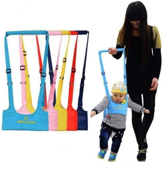 Baby Belt Walker Baby Walking Harness Handheld Baby Walker, Adjustable Toddler Walking Assistant Walking Helper for Infant Child, Breathable Stand Up and Walking Learning Helper for Boys Girls