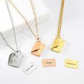 【2023NEW】Personalized Locket Necklace Small Envelope Locket Sentimental Gift Necklace Hidden Love Letter Secret Message 3D Jewelry Gift. 