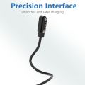Smart Watch Charger Magnetic 4 Pin for Bluetooth Smart Watches GT88 G3 GT68 KW08 KW18 Y3 KW88 KW98 KW99 KW28 FS08 GV68 KW06 USB Charging Cable Replacement 2FT- Contact Pin Spacing 7.62mm. 