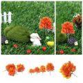 Garden Landscape Micro Landscaping Ornament Fake Tree Simulated Maple Plant Modeling Seven Horned Maple Leaf Tree Model. 