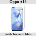 Front Screen Protector Glass For Oppo A16 - Polish Glass. 