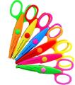 Pack of 6 - Pattern Zigzag Scissors Crafting Scissors with 6 Different Pattern. 