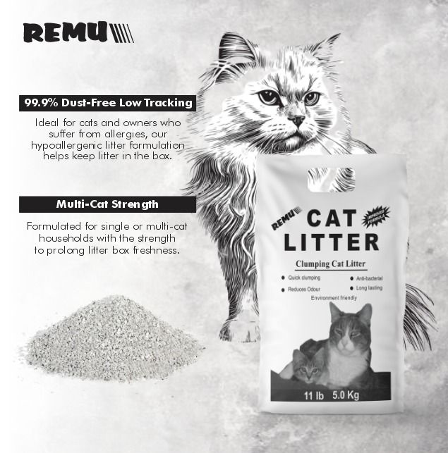 Remu Clumping Cat Litter 5 Litter Daraz.pk