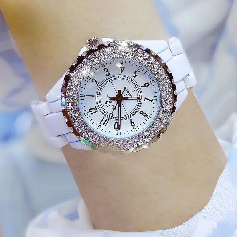 BS BEE SISTER Korean Style Fashion Luxury Full Diamond Quartz Watch For Women FA0280T Daraz.pk