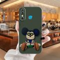 3D Be@r For Infinix Hot 8/8Pro/X650 Luxury Cute Bear Doraemon Mickey Minnie NO.1 Mouse Mobile Phone Case Back Casing Wen Boy Women Girl Couple Soft Liquid Silicone Shockproof Cover. 