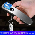 1 PCS Digital Luggage Stainless Steel Electronic Scale 50Kg Hanging Structure Scale Fishing Scale. 