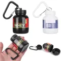 LANSEL 100ML Mini Protein Powder Bottle Portable Keychain Outdoor Tools/Multicolor. 