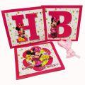 MINNIE MOUSE HAPPY BIRTHDAY WORD BANNER - MINNIE MOUSE THEME BANNER - BIRTHDAY DECORATION ITEMS. 