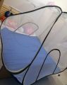 ESHAL Peaceful Sleep Double Bed Mosquito Net  Korean/Taiwani Mesh  Multicolor Machar Dani  Heavy Steel Wire Frame  Folding Full Size Bed Net  Best Quality. 
