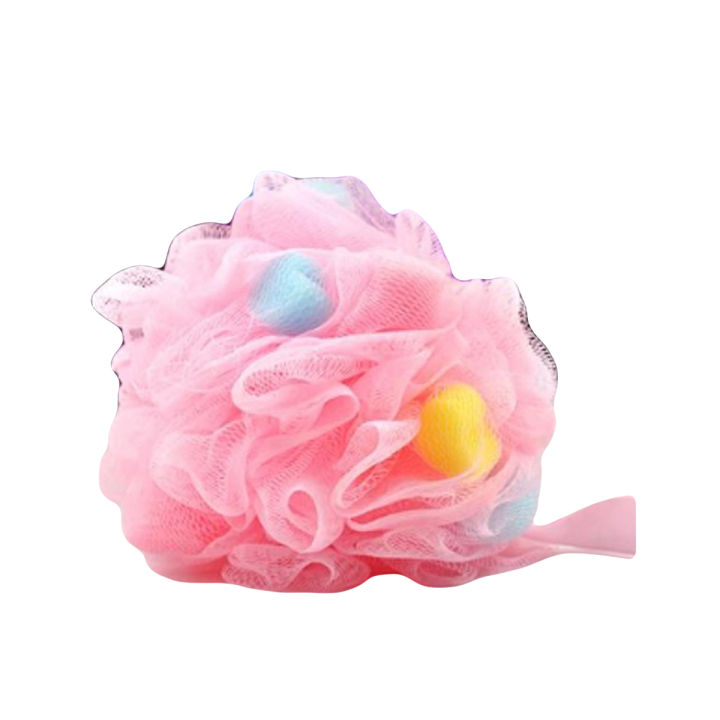 Bath Soap Net Candy Color Flowers Bath Puff Exfoliating Body Wash natural loofah body scrub mesh body scrubber