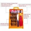 High Quality 32 in1 Multifunctional Precision Screwdriver Set For iPhone Laptop Mini Electronic Screwdriver Bits Repair Tools Kit Set - Yellow. 