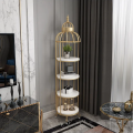 Corner Stand Corner Rack For Decoration Cage bird cage flower rack living room shelf corner floor multilayer storage cosmetics shop window display Saddiq Tele Mall. 