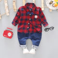 2-3 Years 2 Pieces Casual Full Sleeves Shirt and Pants set for Baby Boys. 