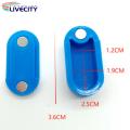 Aesthetic Pill Box Design Compact Magnetic Pill Box with Keyring Portable Pill Dispenser Case Compact Pill Organizer. 