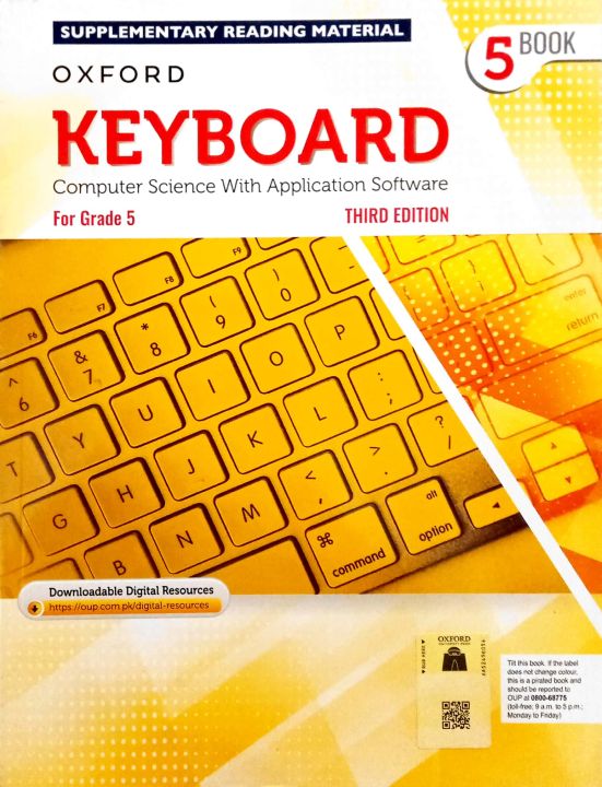 Oxford Keyboard Computer Science Third Edition for Class 5