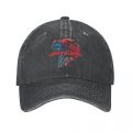 Anuel AA Music Men Women Baseball Cap Real Hasta La Muerte Distressed Denim Caps Hat Outdoor All Seasons Travel Snapback Cap. 