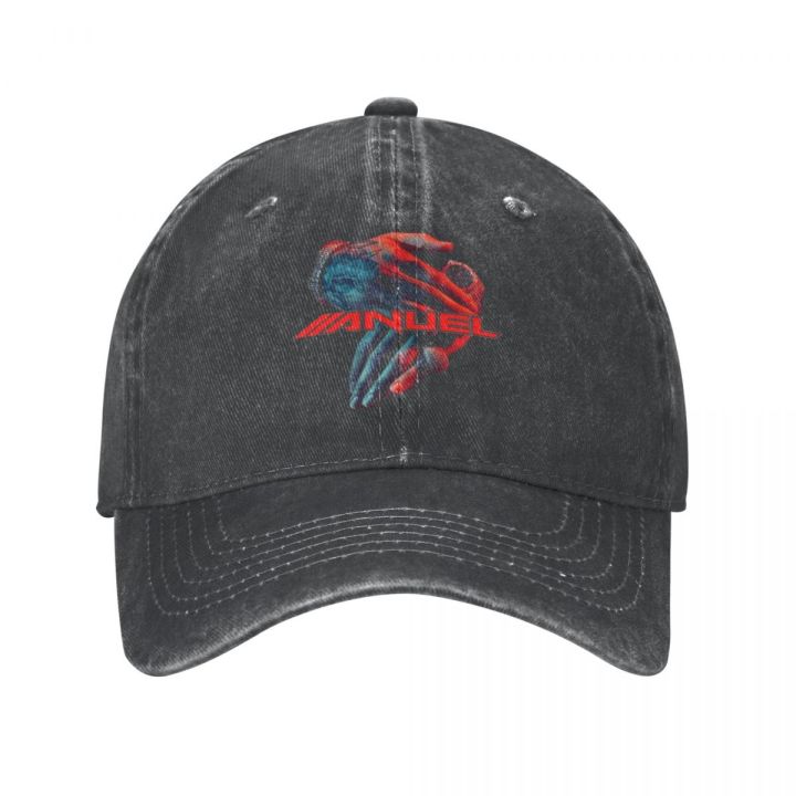 Anuel AA Music Men Women Baseball Cap Real Hasta La Muerte Distressed Denim Caps Hat Outdoor All Seasons Travel Snapback Cap