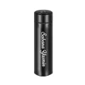 Customize With Your Name Smart LED Temperature Water Bottle 500ml  Stainless Steel Hot & Cold Bottles with Vacuum Thermos Flask. 