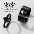 Trendy Trendy Rings Heart Rings For Girls Heart Rings for Couples Valentines Day Gift for Lover and Friends. 