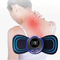 Mini Massager Machine, Electric Neck Massager EMS Muscle Massage, Massage Patch for Muscle Pain Relief. 