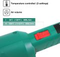 Weed Burner - 2000W Electric Thermal Weeder - BBQ Fan Air Blower - Up to 600°C with 2 Nozzles and 6M Cable - Environmentally Friendly - for Garden / Patio / Driveway / BBQ. 