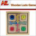 Wooden Ludo -  chess wooden game Frame Game For Family Children / Kids Ludo Board Game 4 Players & 2 Players (Standard). 