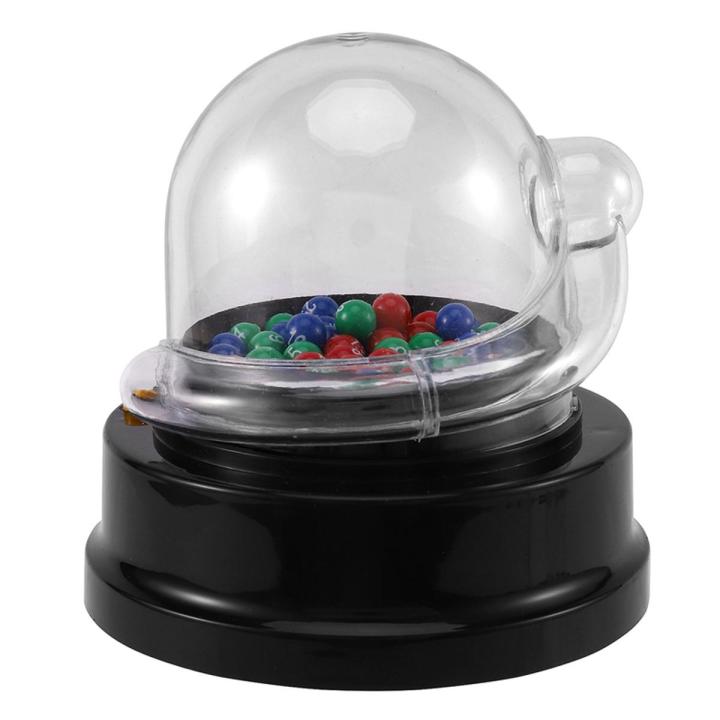 2X Electric Lucky Lottery Toy Number Picking Machine Mini Lottery Bingo Games Shake Lucky Ball Board Game Party Games