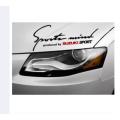 12 inch(black)Sports Mind Produced by SUZUKI SPORT Vinyl Decal sticker BLACK...car acessories..bumpers stickers and decals. 