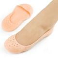 1 Pair Unisex Reusable Silicone Gel Socks Feet Moisturizing  Breathable Elastic Heel Cracked Protector Socks- Foot Skin Care Tools. 