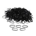 1000Pcs Black Elastic Rubber Band for Hair Female Girl Gift. 