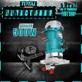 TOTAL Original Laminate Palm Router Trimmer 1/4" - 500W - Industrial. 