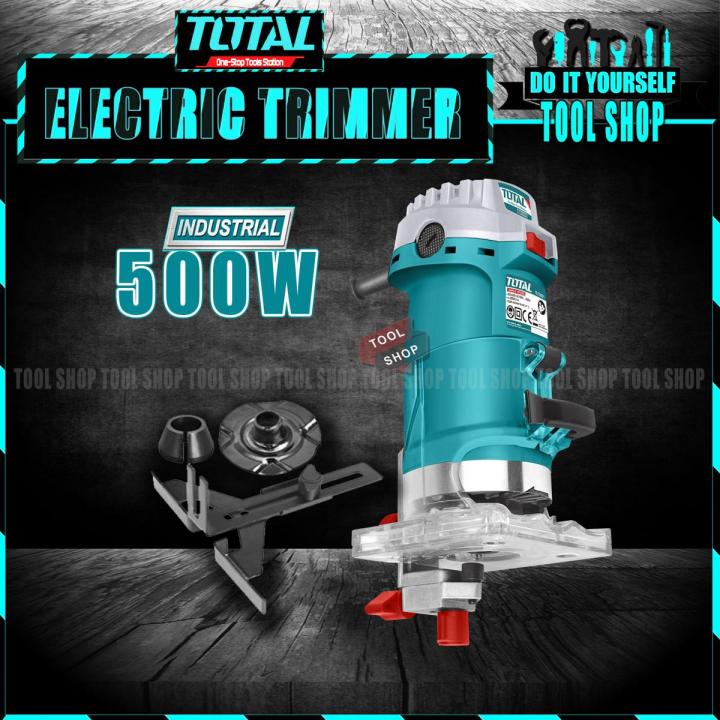 TOTAL Original Laminate Palm Router Trimmer 1/4" - 500W - Industrial