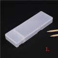 Simple Transparent Pencil Case Frosted Plastic Pencil Pens Storage Box Stationery Office Supplies. 
