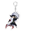 Cartoon Anime Naruto Acrylic Keychain Charms Accessories Uchiha Sasuke Itachi Figure Key Holder Chain Toys for Children Gift. 