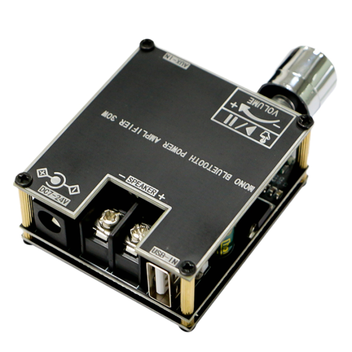 Carte Amplificateur Audio Numérique ZK-301B Mono 30W BT5.3 | Module DIY Pour Haut-parleur, Home Studio