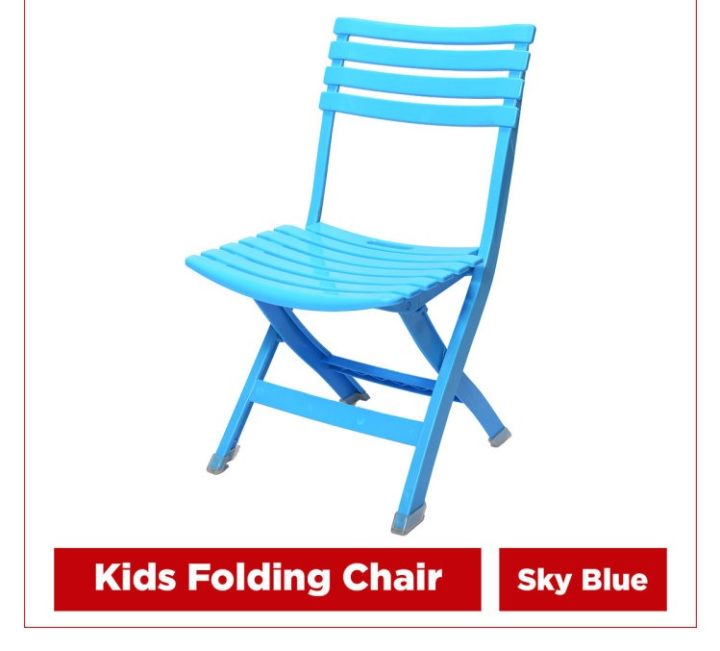 S R Trader Kids Folding Chair, 5 attractive colors, load bearing upto 50 kgs