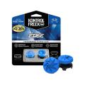 KontrolFreek FPS Freek Edge for PlayStation 4 (PS4) and PlayStation 5 (PS5) | Performance Thumbsticks | 1 High-Rise Convex, 1 Low-Rise Convex | Blue. 