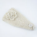 Headband Soft Sweet Knitted Flower Headband. 