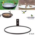 8 Inch Heavy Duty Wall Mount Bird Sparrow Pigeons Parrots Water Food Feeding Bowl Hanging Hook Stand Rack. 