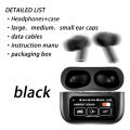 INNOVAT® A9 pro Touch Screen ANC Wireless Headset TWS Noise Cancelling Earbud Bluetooth Headphone 5.3 Support APP Long Battery life. 