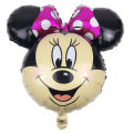 Minnie Mouse Cartoon Foil Balloon Set – 5 Pieces For Birthday Party. 