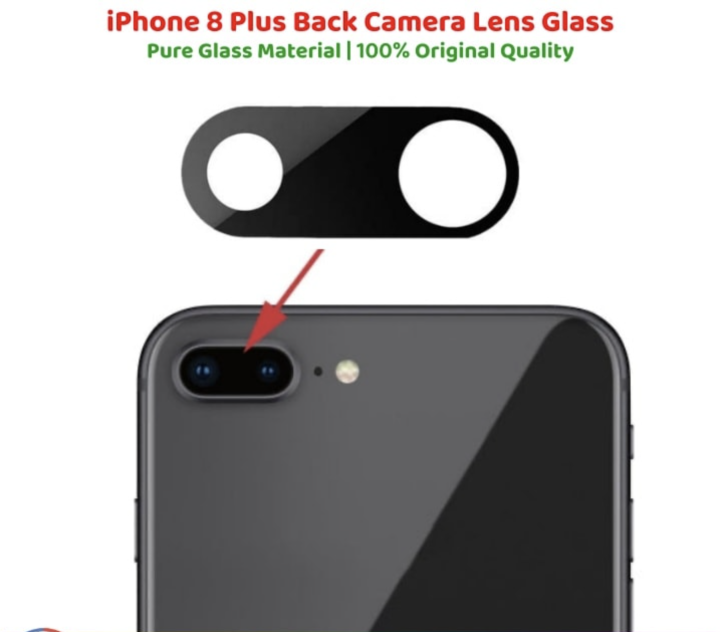 iPhone 8 Plus Back Camera Lens Glass Replacement Parts | 100% Original