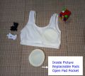 Padded Bra for Girls (Removable Pads) Sports Bra for Teenage Girls - 1 Piece. 