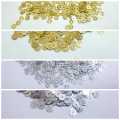 Pack of 4 Tola (1 tola Each) Round Sitaray in Silver & Gold  Beautiful Sequins Craft Supplies, ,4mm,6mm. 