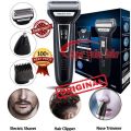 3 in 1 6558 Hair Clipper Razor Shaver - Nose Trimmer Beard Styling For Men - Rechargeable Men’s Hair Removal Machine Grooming Kit - High Quality Shaver Trimmers Shavers Body Groomer Set - Professional 6558 Best Trimming Shaving Machine. 