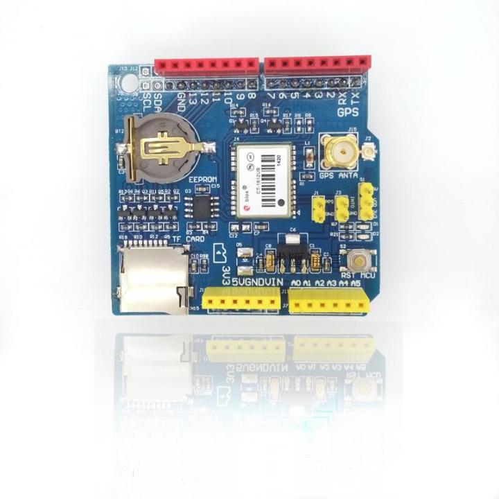 GPS%20Data%20Logger%20Shield%20for%20Arduino%20-%20Ublox%20NEO-6M%20Module%20with%20SD%20Card%20Slot%20-%203.3V/5V%20Compatible%20(FZ1394)%20-%20Image%203