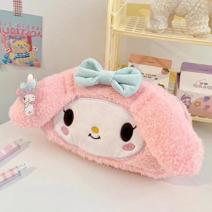 Kawaii Pink Pencil Case Large Capacity Cute Pen Bag Student School Pencil Bags For Girl Study Stationery School Supplies