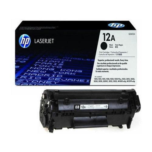 HP 12A Black Toner Cartridge | Works with HP LaserJet 1010, 1020, 3015, 3020, 3030, 3050 Series; HP LaserJet MFP M1005, M1319 Series | Q2612A by Asian Traders