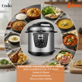 Enviro 6L Multifunctional Electric Cooker | 12-in-1 Rice & Multi Cooker (ERC-MF6800) | 1000W Fast Cooking, LED Display, Eco-Friendly & Energy Saving. 