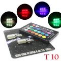 Colorful Auto Lamp Of Infrared Ray Remote Control. 